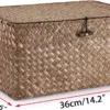 81iNY wUcaL._AC_SL1500 Large Handwoven Wicker Storage Basket Box with Lid, Coffee