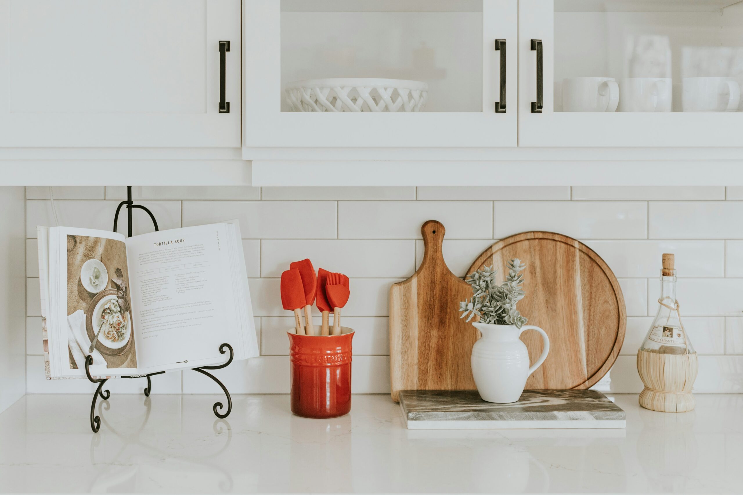 A calm, well-organized home interior